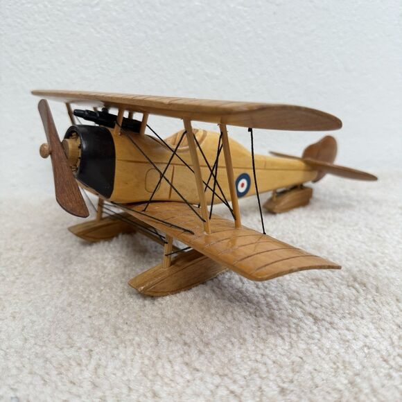 Heritage Mint Other - Heritage Mint Sopwith Schneider VF06 1914 British Seaplane Wooden Model VTG 1999